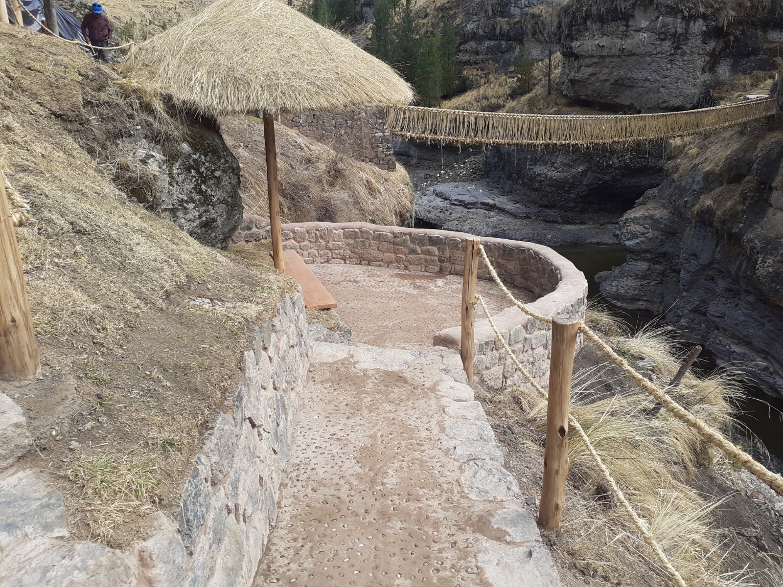 Cusco: Ministerio de Cultura concluyó trabajos de conservación de accesos y caminos rituales del Puente Q´eswachaka