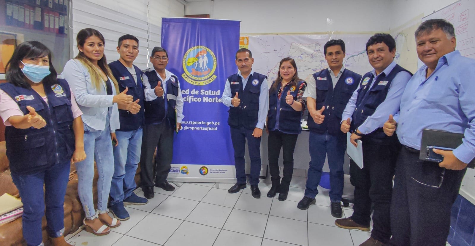 Director de la Red de Salud Pacífico Norte se reúne con coordinadora regional CLAS de la DIRESA