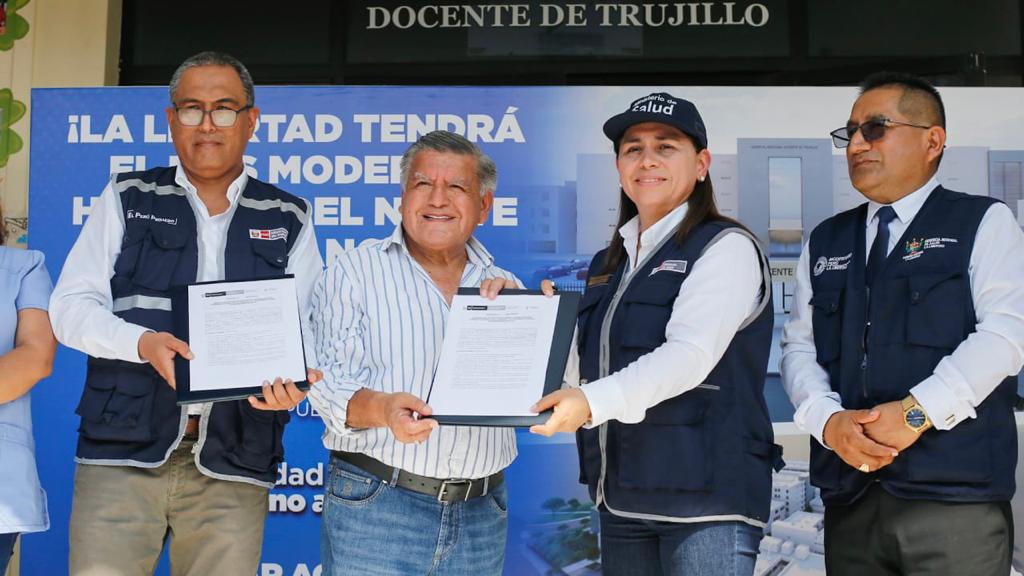 Trujillo Minsa y Gore La Libertad firman convenio para construcción del nuevo hospital de alta complejidad