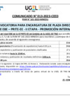 Vista preliminar de documento COMUNICADO 013-2023-CEED- ENCARGATURA DE PLAZA DIRECTIVA IE EBEPRITE-EE- ETAPA PROMOCION INTERNA.pdf