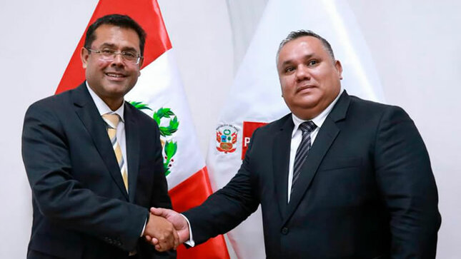 Jesús Gálvez Olivares, sostuvo una importante reunión de coordinación con el Ministro de Justicia José Andrés Tello Alfaro