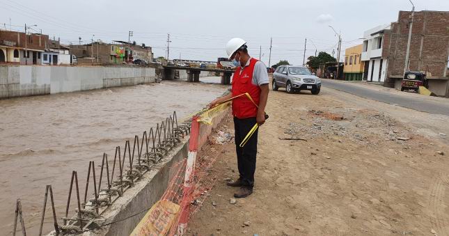 Contraloría alerta deficiencias en obra de S/ 200 millones para proteger a Ica de desbordes de río