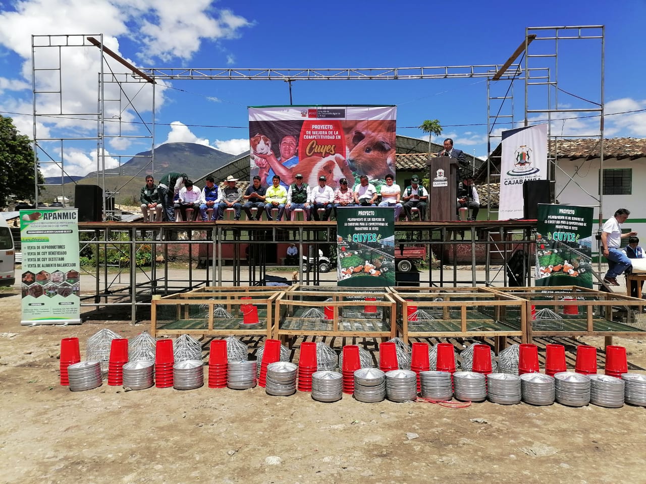 Módulos de crianza cuyes - Cajamarca