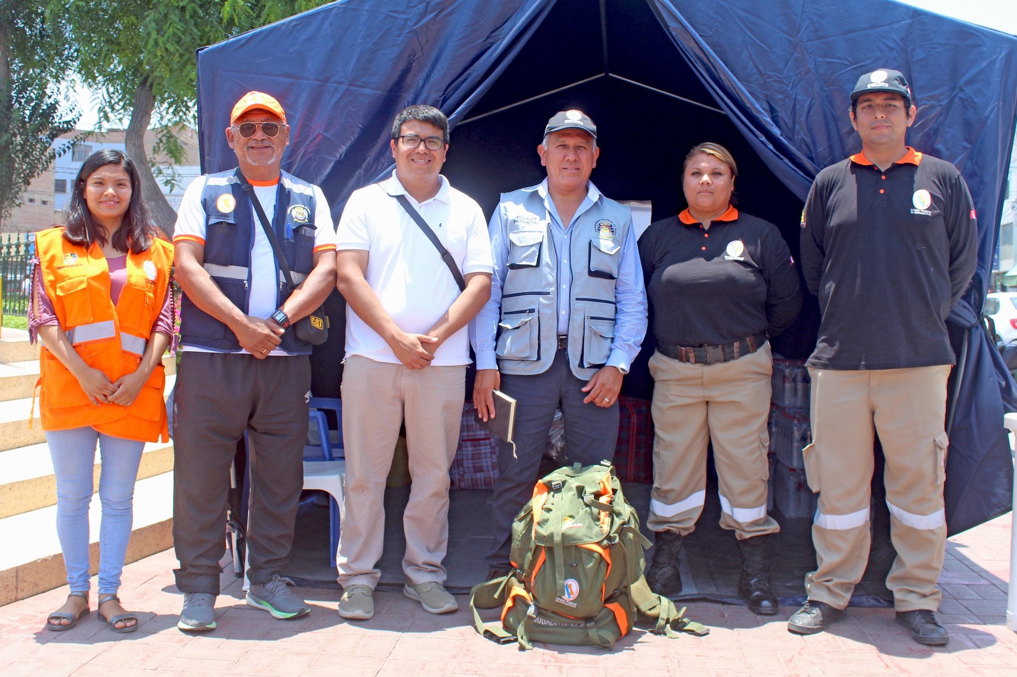 MPH instala carpa para recibir donaciones en favor de nuestros hermanos de la sierra