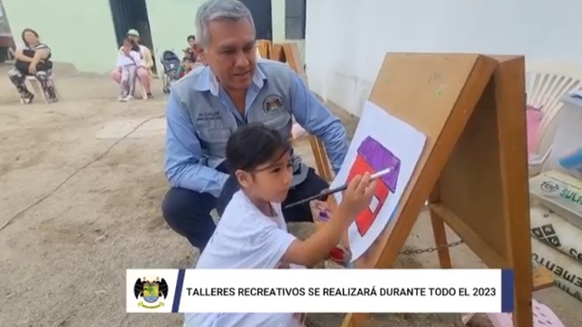 Alcalde participó de la clausura del "Festival Pinta tu Verano" en el C.P. La Florida
