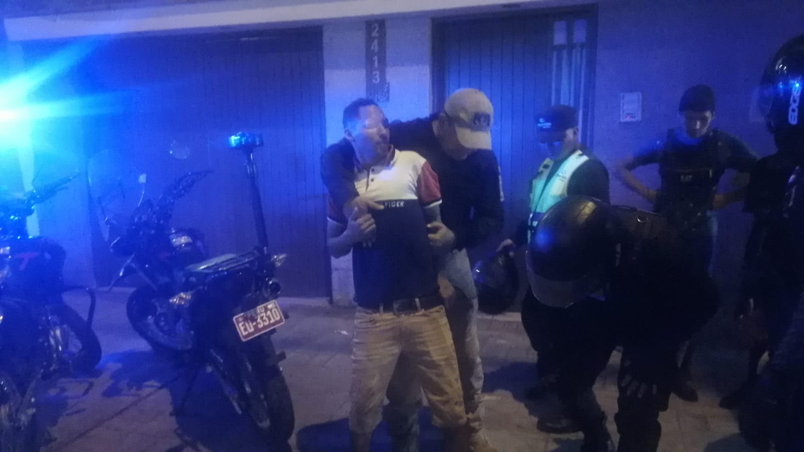 En el 2013, el intervenido se disparó en el ojo derecho durante un asalto en La Victoria