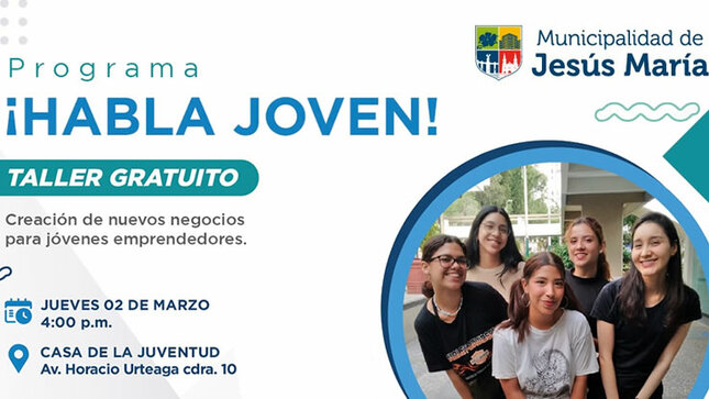 Afiche de Programa ¡Habla Joven!