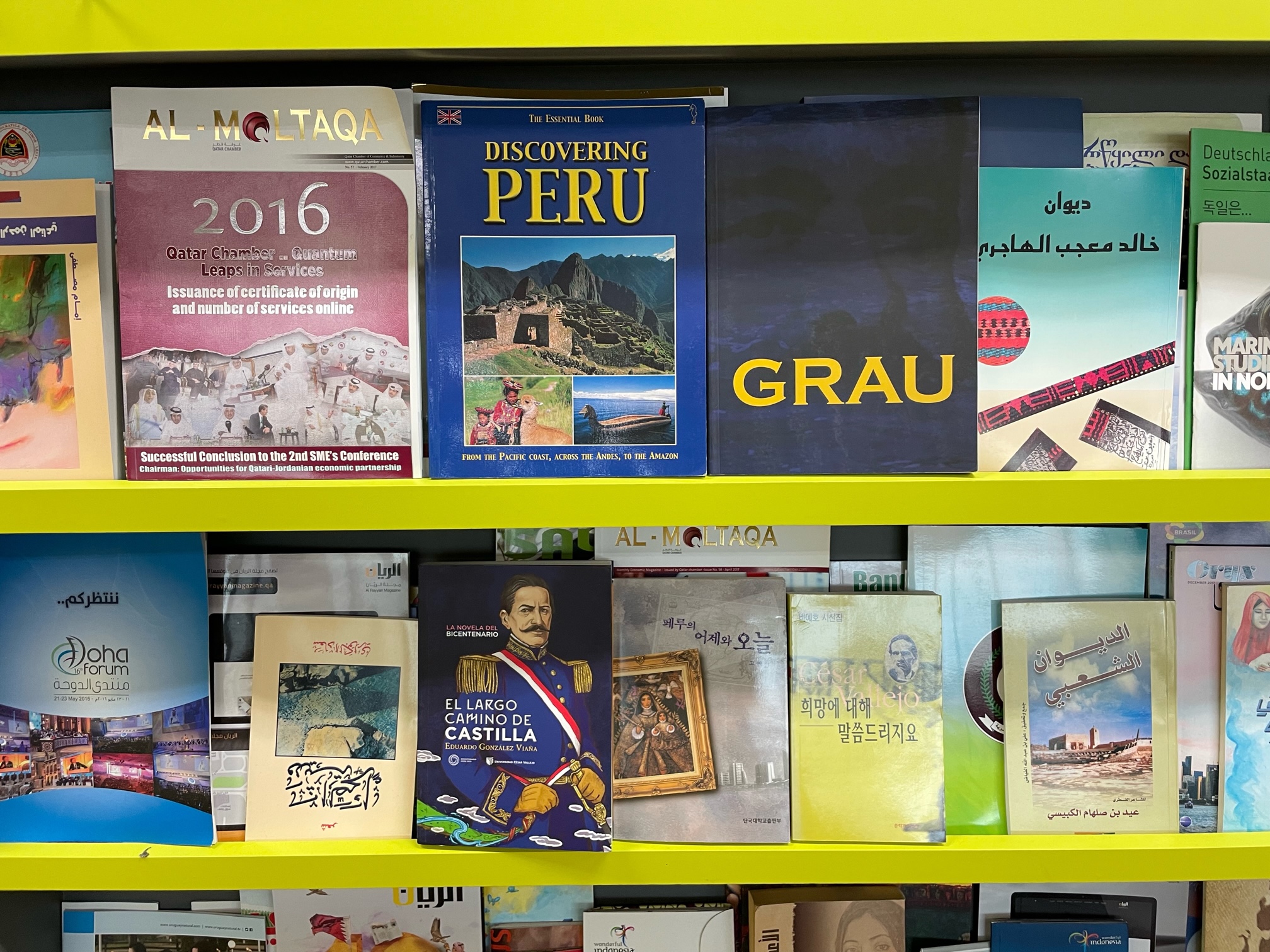 Libros peruanos en Anyang