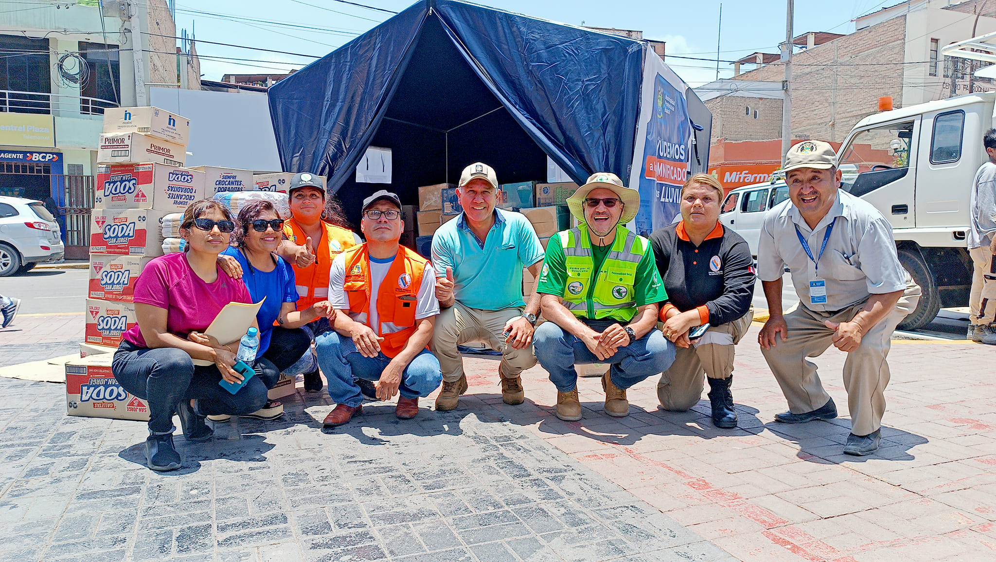 Alcalde provincial gestionó apoyo para familias damnificadas por huaicos en la sierra de Huaral