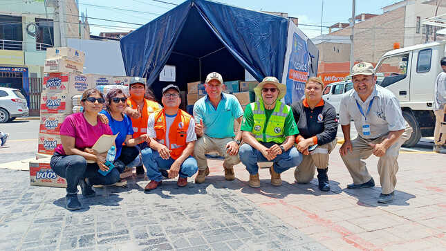 Alcalde provincial gestionó apoyo para familias damnificadas por huaicos en la sierra de Huaral