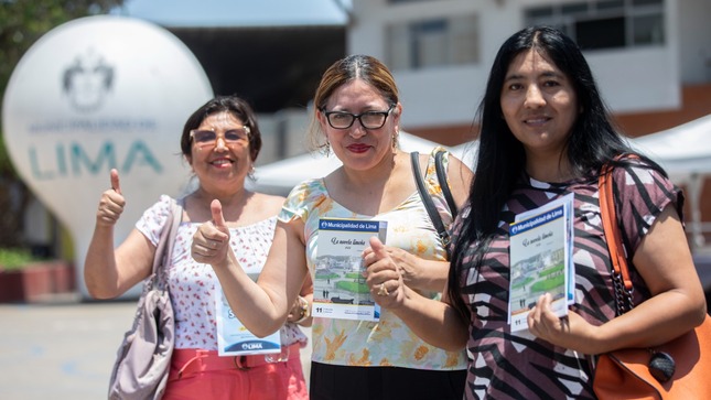Comuna limeña dio a conocer 6 programas que ofrecen y así trabajar de manera articulada.