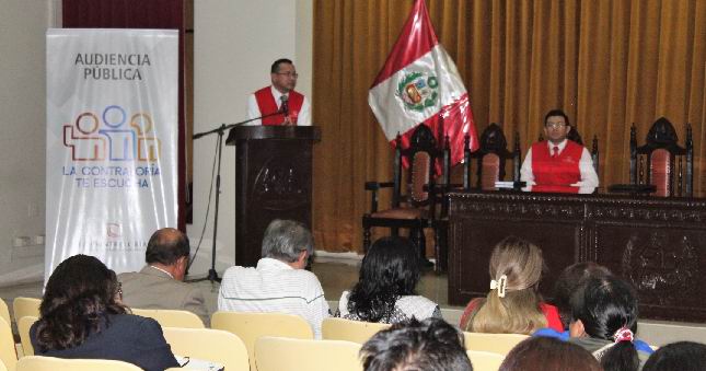Contraloría recogió alertas ciudadanas en audiencia pública regional en Chimbote