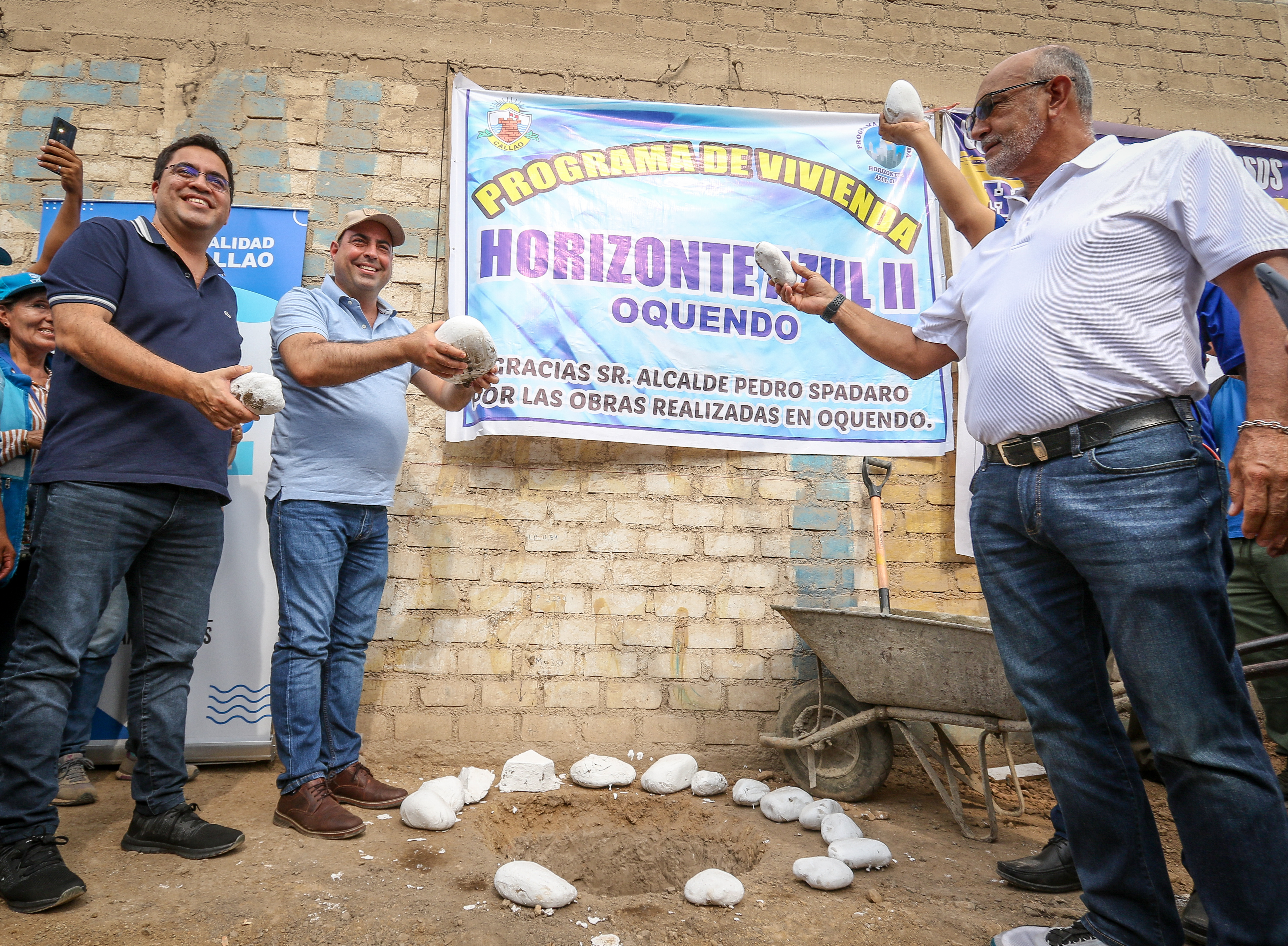Nuestro alcalde Pedro Spadaro, continúa mejorando la vida de cientos de chalacos.