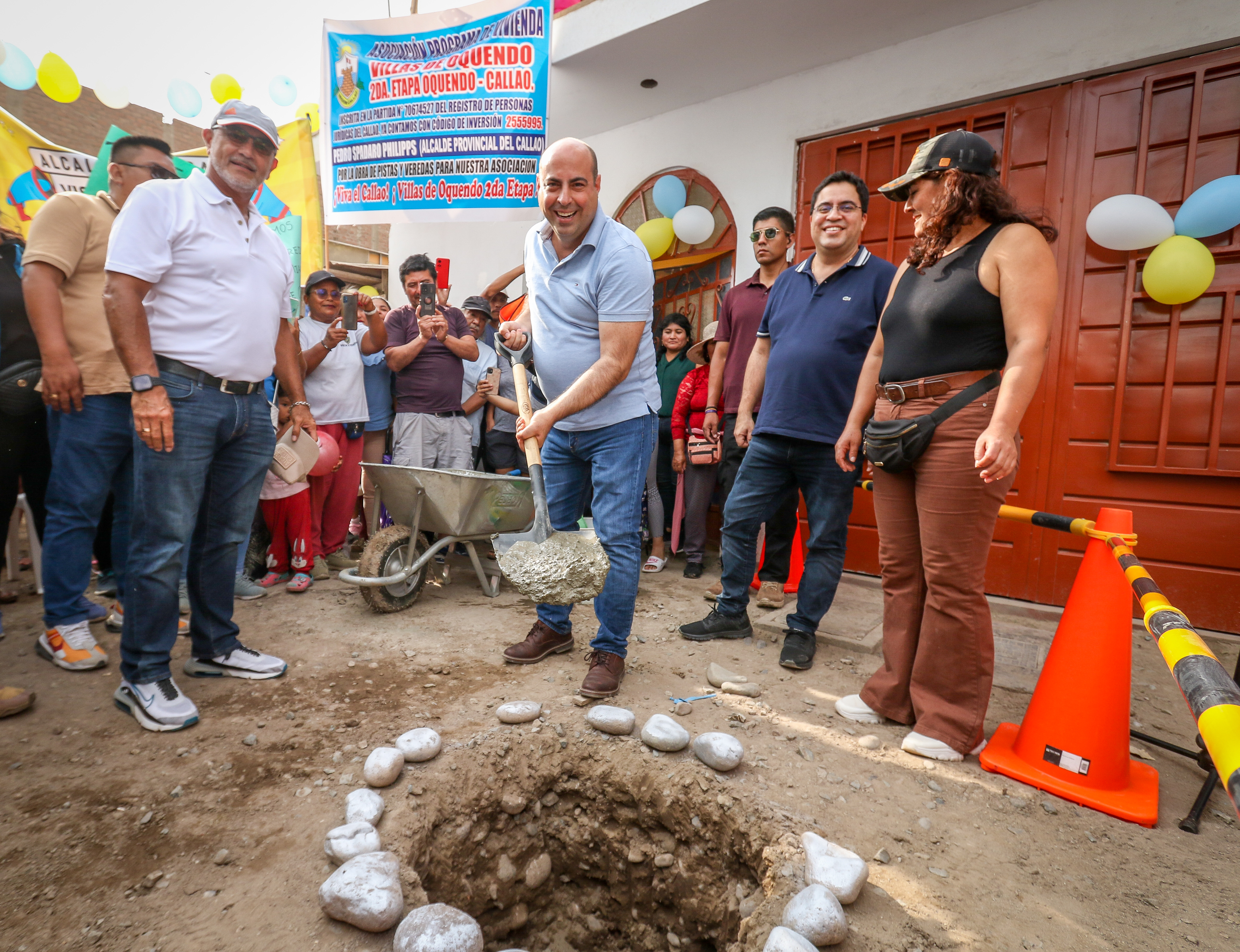 Nuestro alcalde Pedro Spadaro, continúa mejorando la vida de cientos de chalacos.