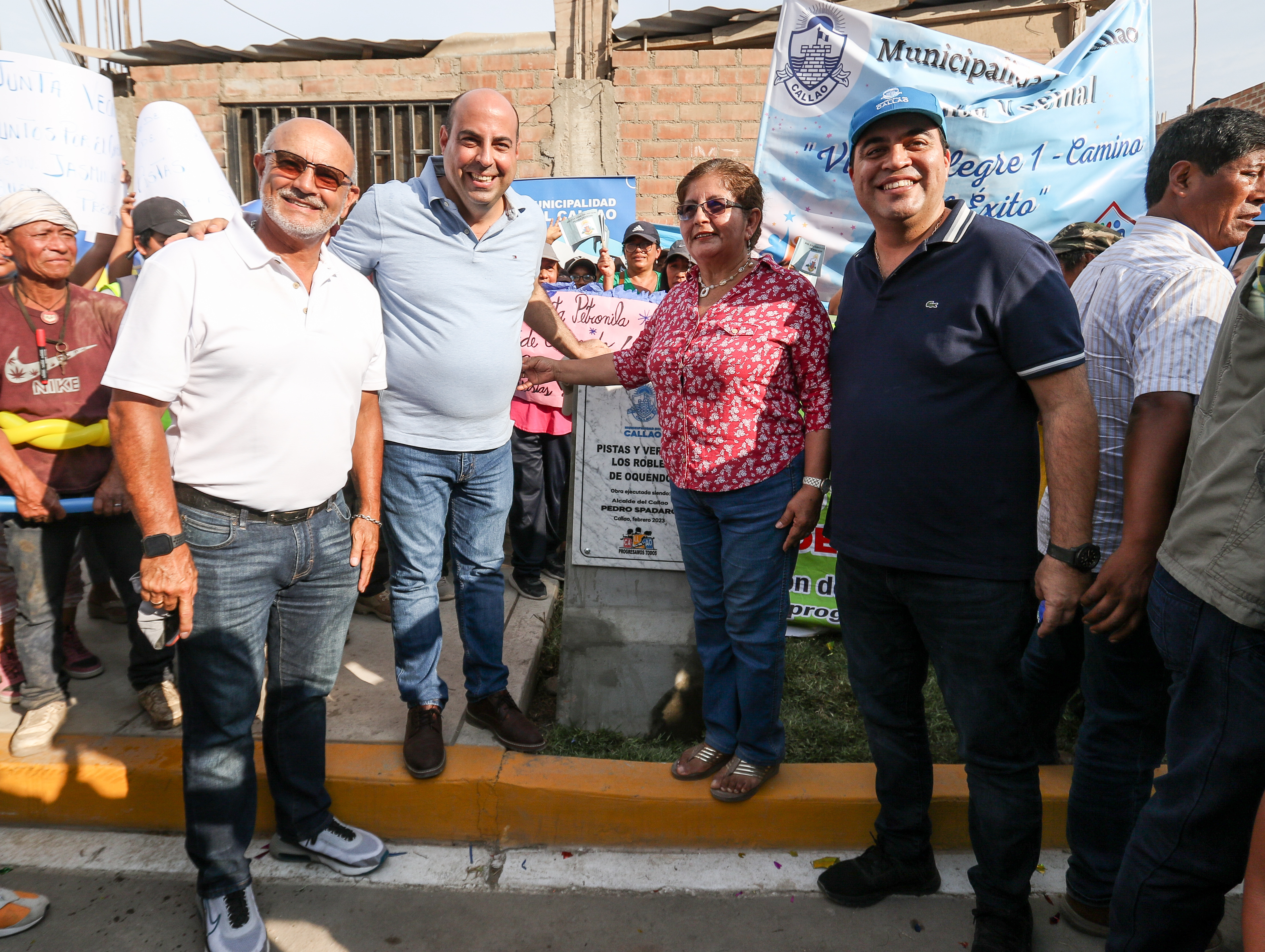 Nuestro alcalde Pedro Spadaro, continúa mejorando la vida de cientos de chalacos.