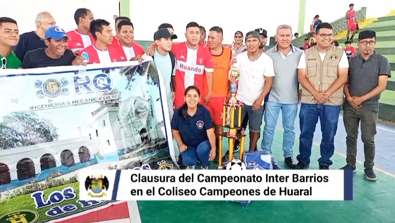 Equipo de Huando se convirtió en el campeón del Campeonato Interbarrios