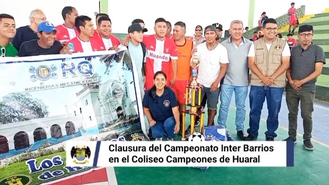 Equipo de Huando se convirtió en el campeón del Campeonato Interbarrios