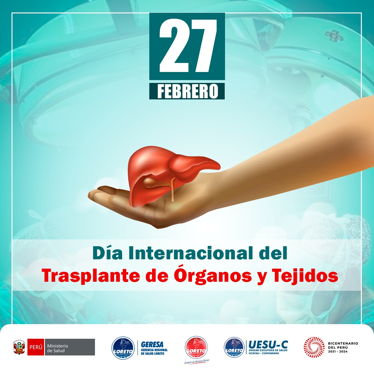 Día Internacional del Transplante de Organos y Tejidos