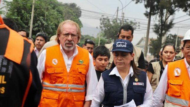 Diego Uceda participó de simulacro de huaicos en Lurigancho Chosica