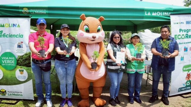 Municipalidad de La Molina continúa con campañas de reciclaje y recuperación paisajística