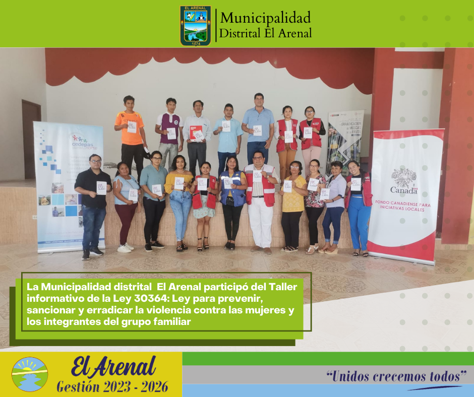 Foto del taller informativo de la Ley 30364.