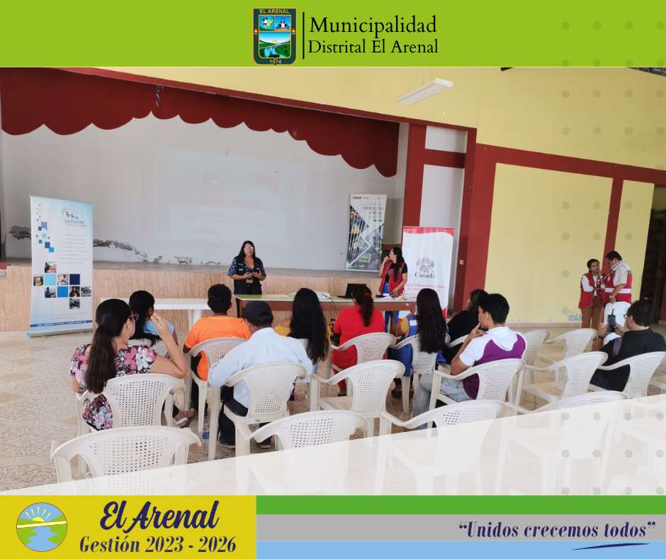 Foto del taller informativo de la Ley 30364.