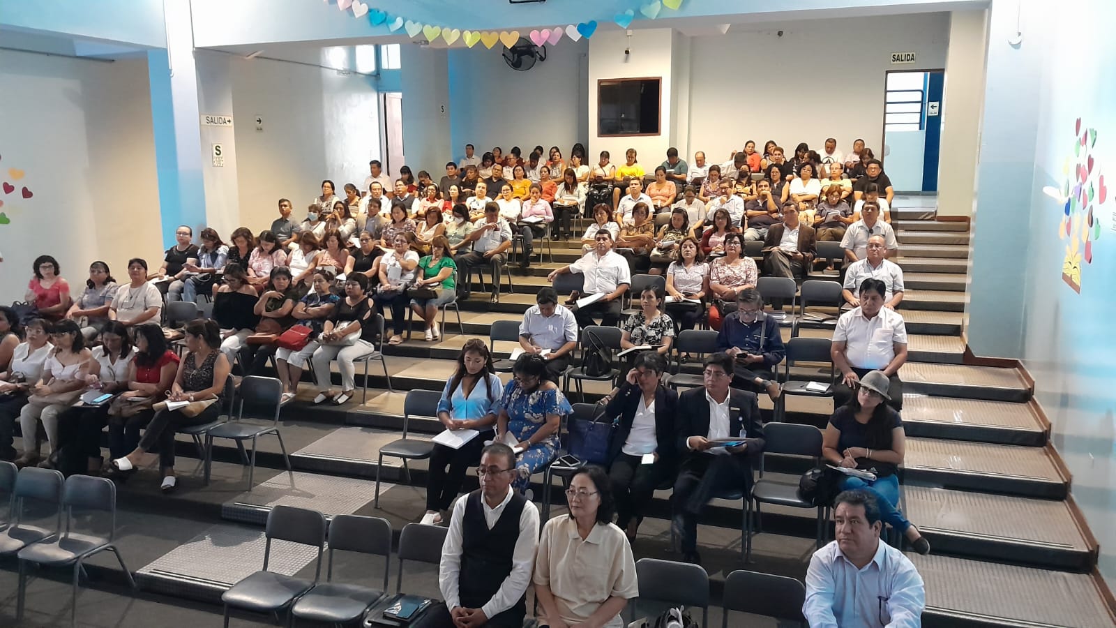 Asistencia Técnica Buen Inicio del Año Escolar 2023. Directivos de IIEE públicas. Auditorio de IEP Perpetuo Socorro.