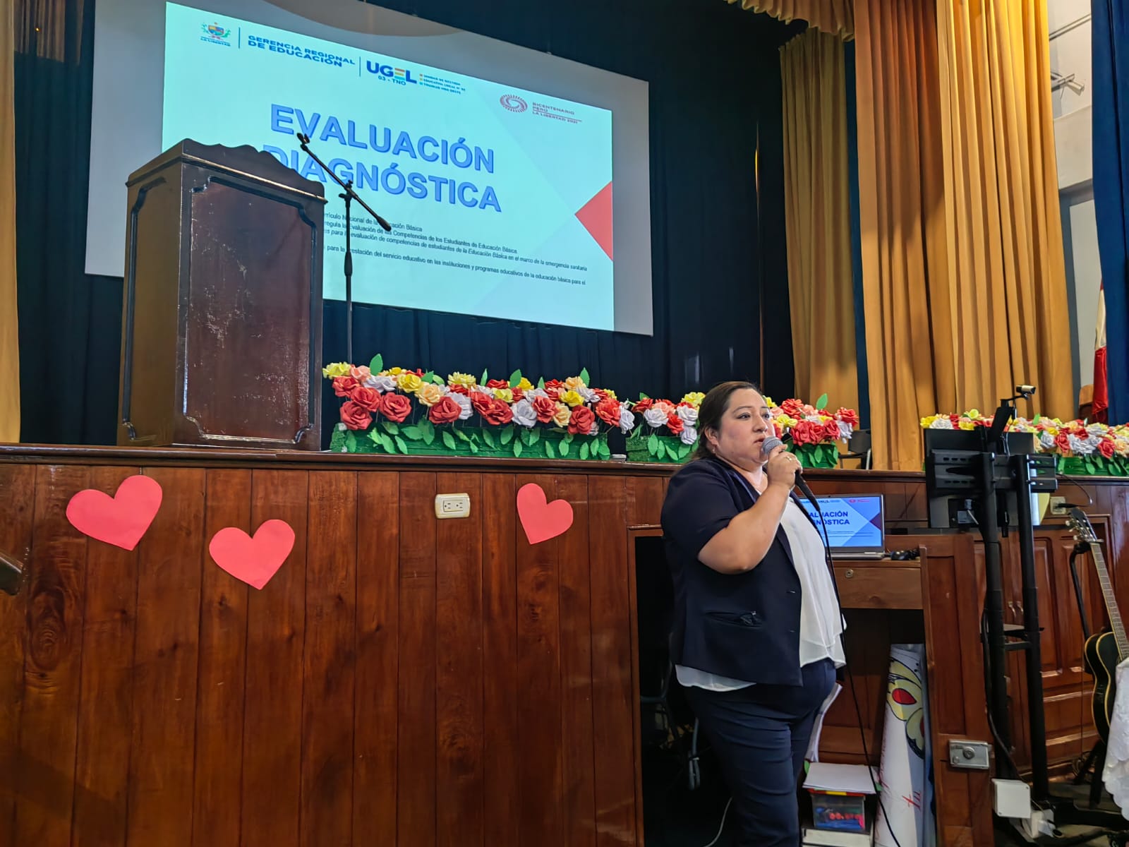 Asistencia Técnica Buen Inicio del Año Escolar 2023. Directivos de IIEE públicas. Auditorio de IEP Perpetuo Socorro.
