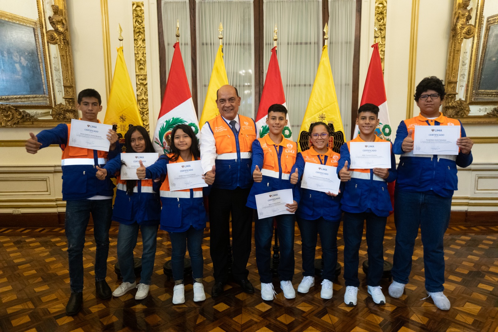 Ceremonia se llevó acabo en el Salón de los Espejos de la Municipalidad Metropolitana de Lima.