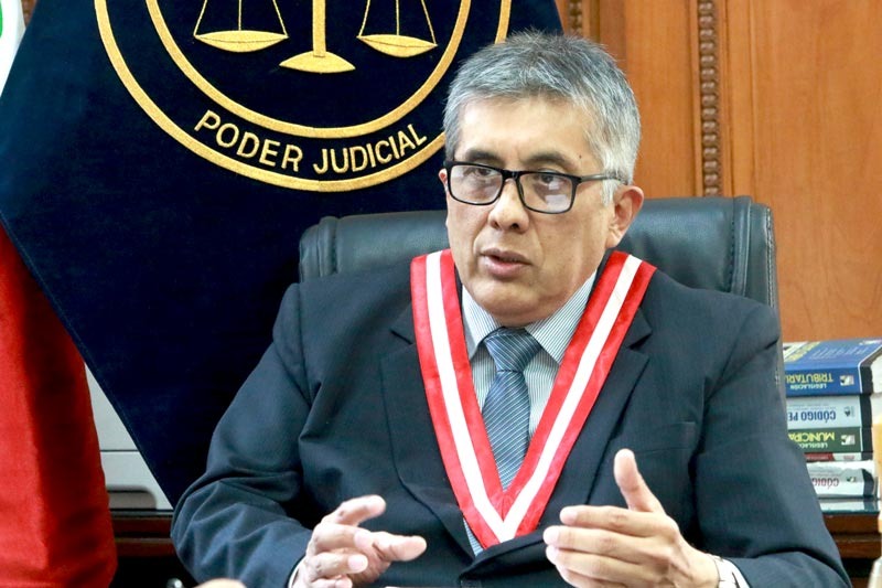 Jefe de la Oficina de Control de la Magistratura (OCMA), Ulises Yaya Zumaeta.