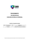 Vista preliminar de documento Procedimiento "PRO-GRE-RHH-035 - Concurso Interno de Personal"