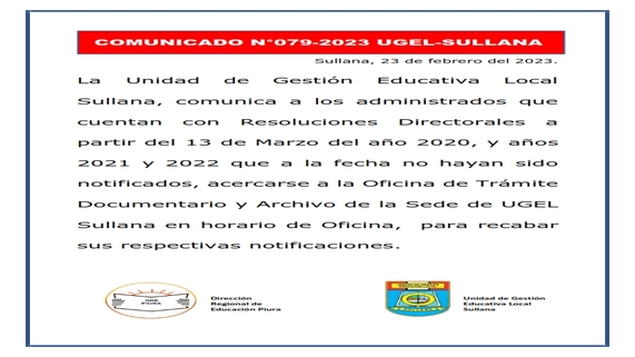 Comunicado N°79