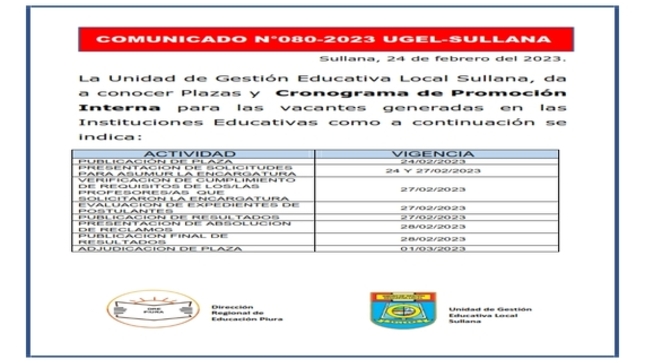 Comunicado N°80