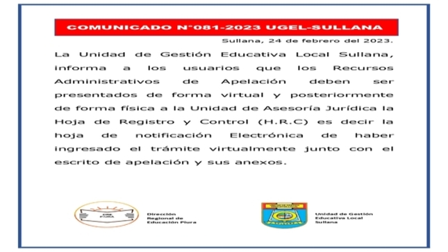 Comunicado N°81
