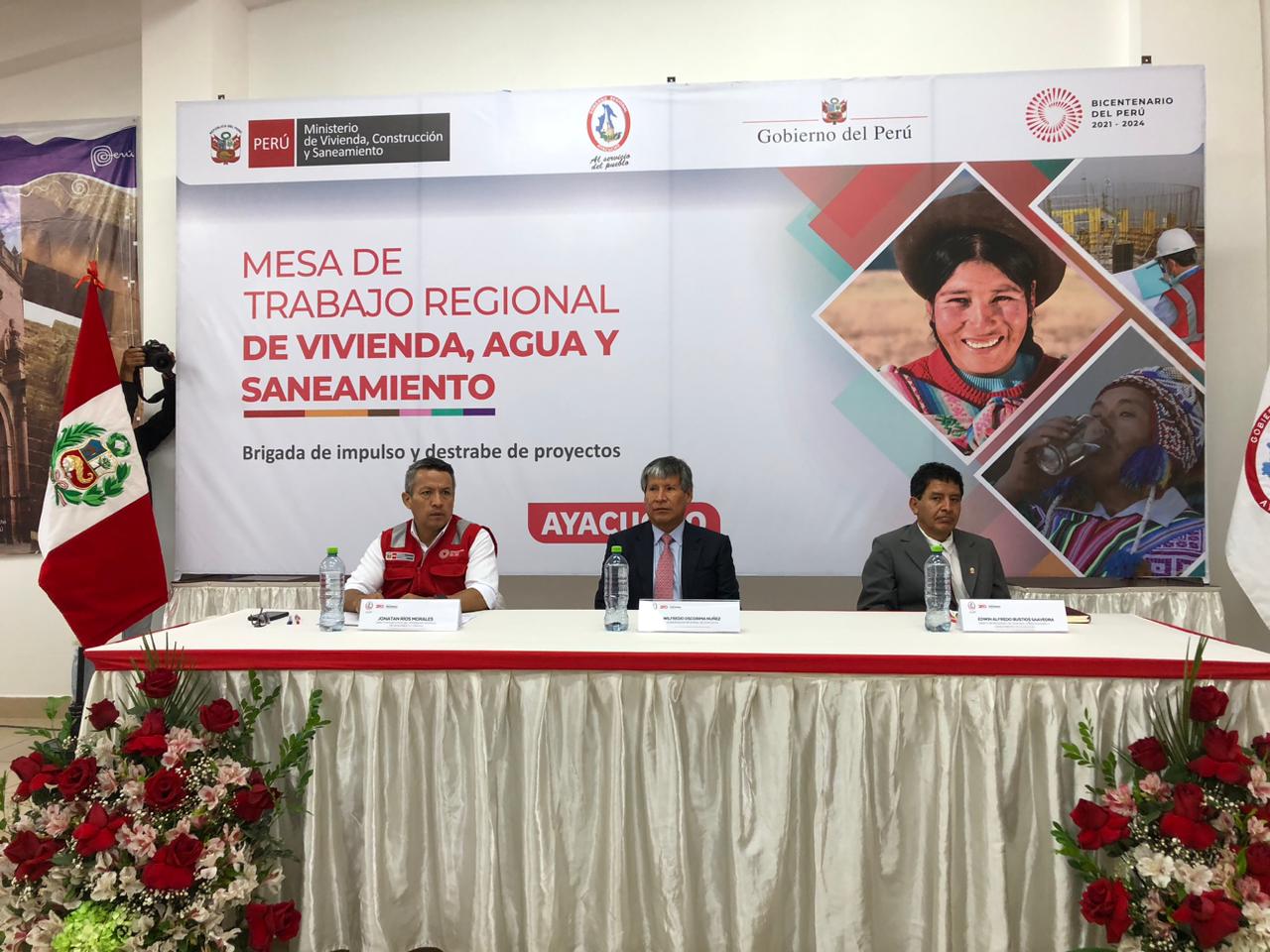 Equipo de profesionales del sector sostuvo mesas de trabajo con el gobernador regional y 87 municipalidades provinciales y distritales de la región, a fin de lograr el destrabe de sus proyectos.