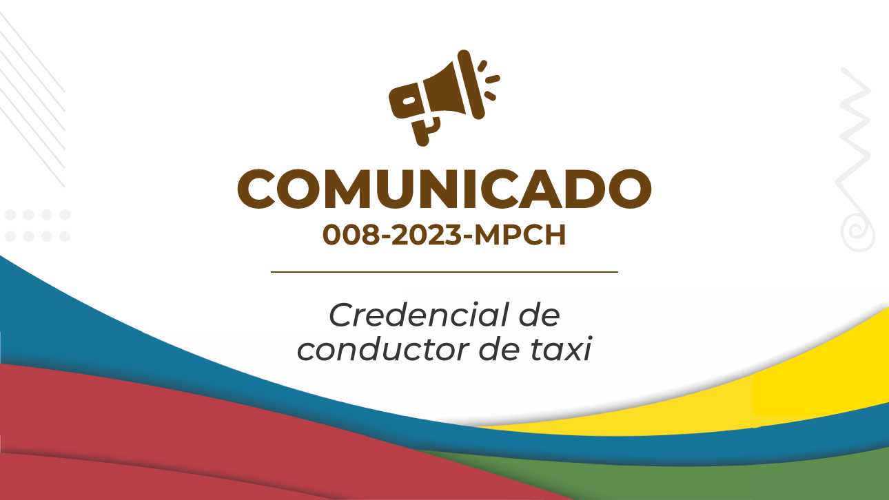 Comunicado N° 008-2023-MPCH