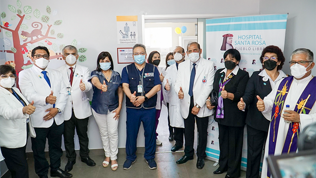 imagen1 de Lima Centro: Hospital Santa Rosa fortalece 12 servicios remodelados para mejorar la demanda de atenciones