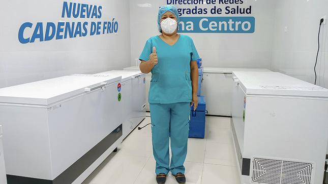 imagen1 de Diris Lima Centro remodela cadenas de frío en establecimientos de salud