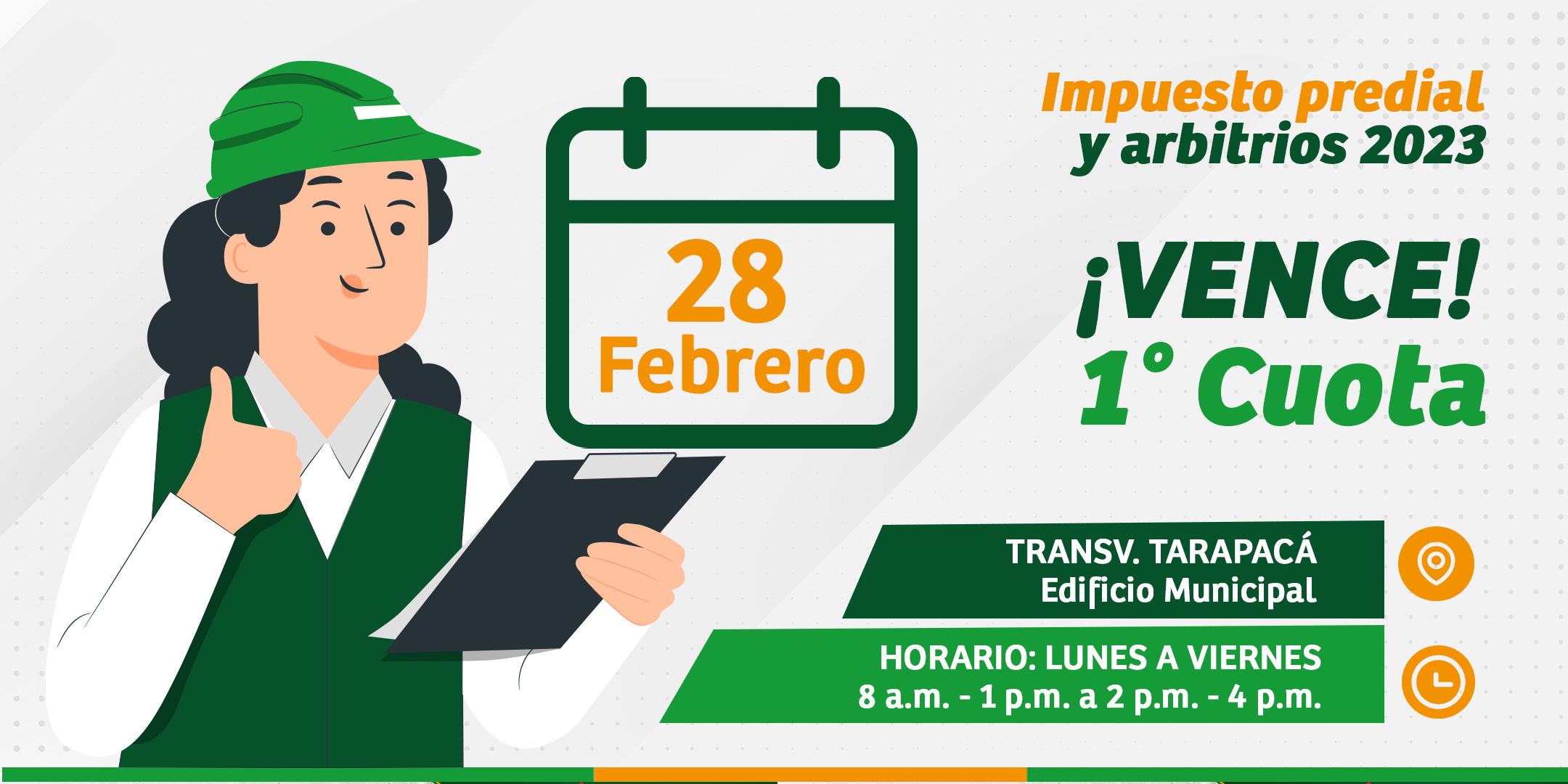 ¡PRONTO VENCE LA PRIMERA CUOTA!