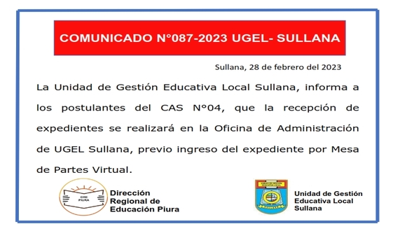 Comunicado N°87