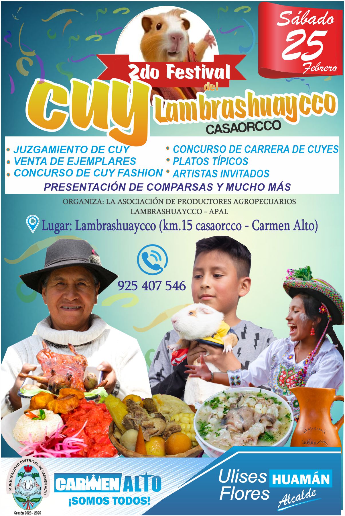 2do festival de cuy Lambrashuaycco