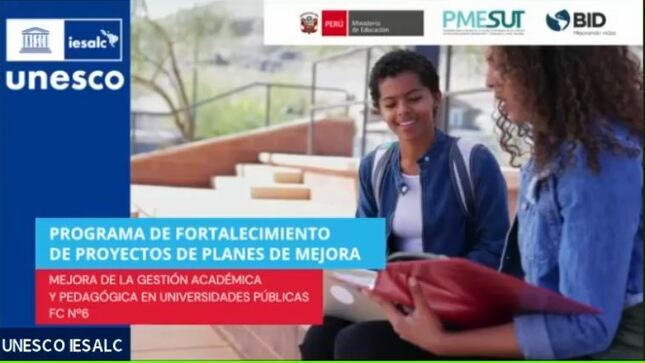 "Archivo HTLM Presentan 14 proyectos de mejora de gestión académico-pedagógica que beneficiará a universidades públicas"