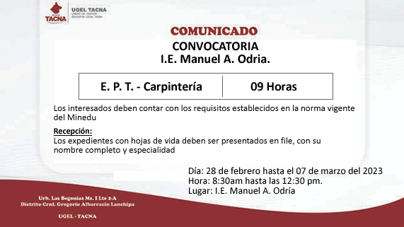 comunicado
