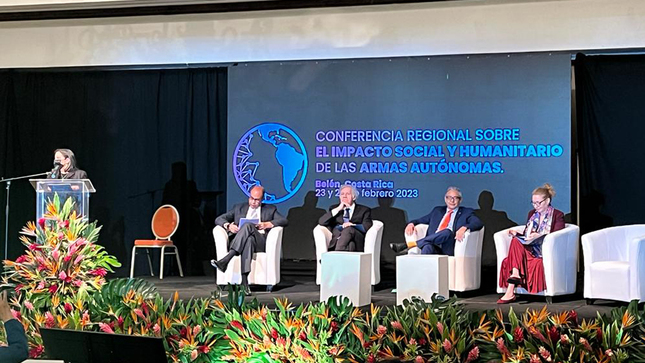 Participación del Perú en la Conferencia Latinoamericana y del Caribe sobre el Impacto Social y Humanitario de las Armas Autónomas