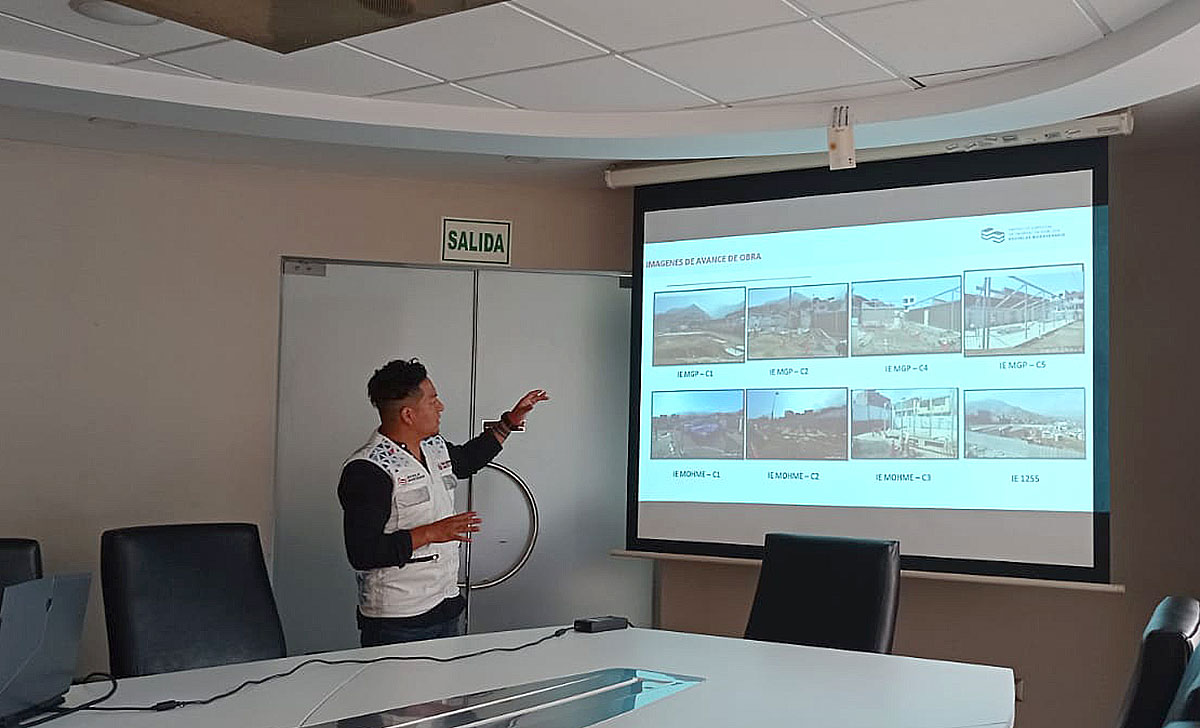 Presentamos proyectos de Escuelas Bicentenario al alcalde de Ate