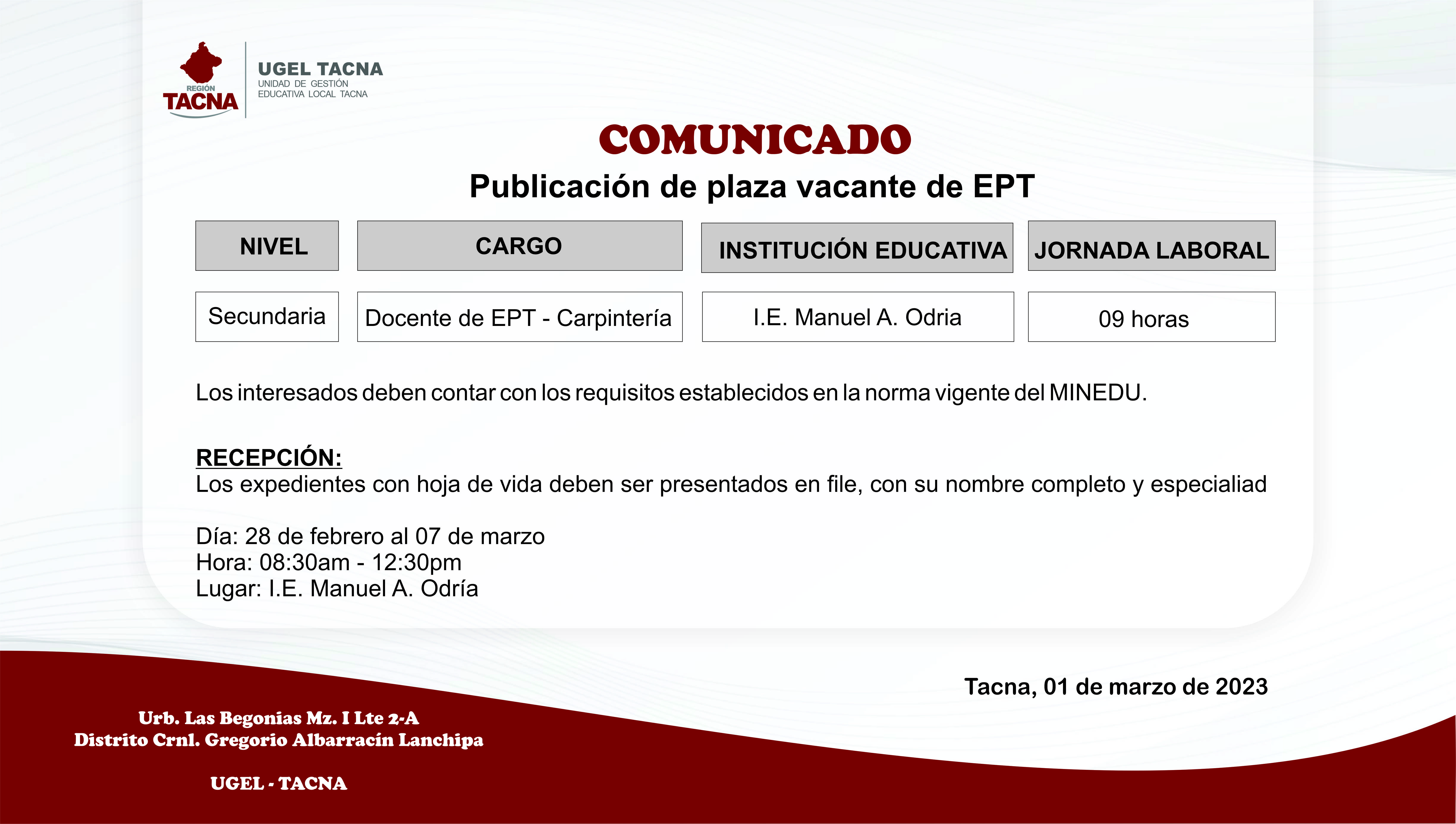 Archivo JPG Comunicado