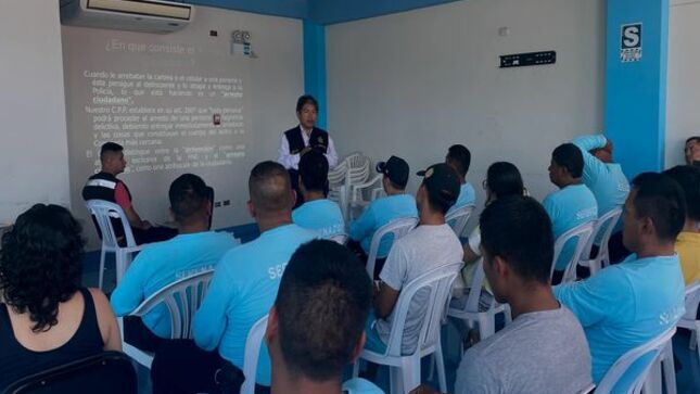 Taller de Capacitación al Personal de Serenazgo