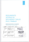 Vista preliminar de documento Reglamento Interno - SST - 2023