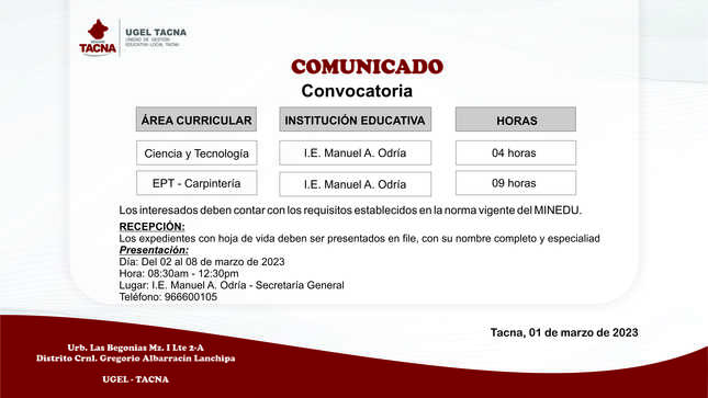 Archivo JPG de convocatoria