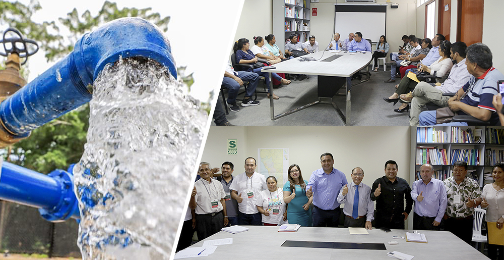 Sostienen mesa técnica para cristalizar obra de servicio de agua potable en el valle Pativilca